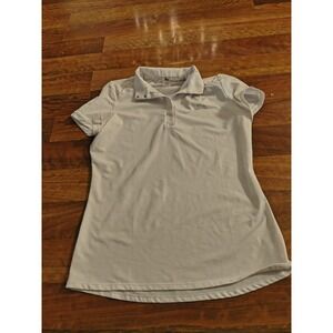 RJ Classics Women's Medium Short Sleeve Show Shirt White Vented